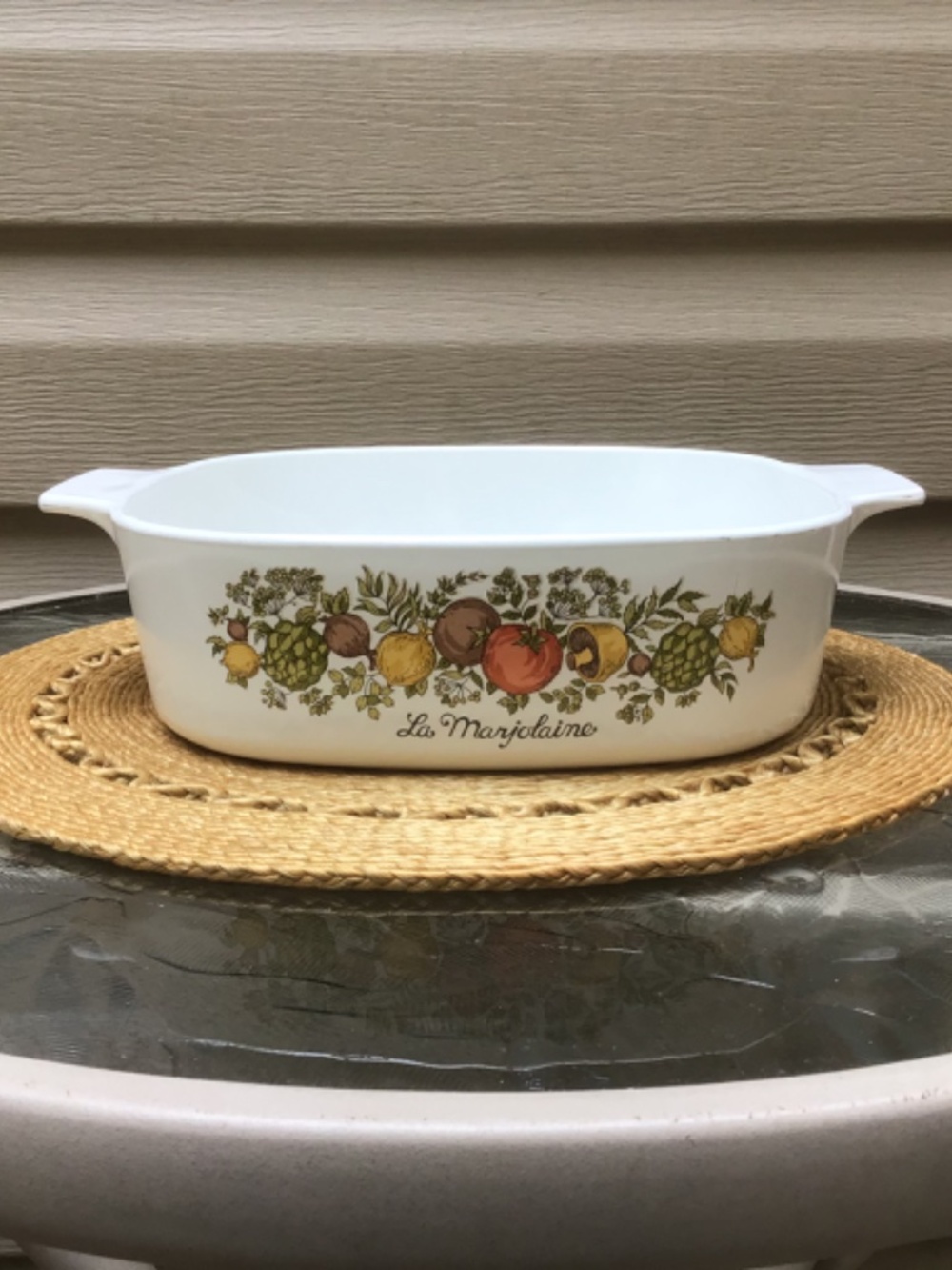 Vintage “La Marjolaine” CorningWare Casserole Dish A-2-B
